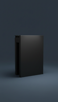 Iron Black Minimalist Hearth Insert